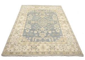 Muted Colors Floral 9X12 Oushak Chobi Oriental Rug
