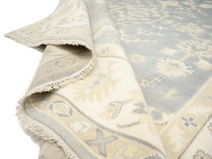 Muted Colors Floral 9X12 Oushak Chobi Oriental Rug