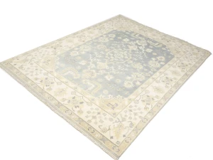 Muted Colors Floral 9X12 Oushak Chobi Oriental Rug