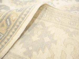 Muted Cream Floral Transitional 8X16 Oushak Oriental Rug