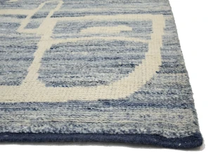 Blue Abstract 8X10 Modern Oriental Rug