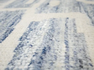 Blue Abstract 8X10 Modern Oriental Rug