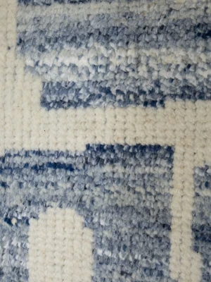Blue Abstract 8X10 Modern Oriental Rug