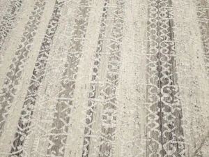 Beige Geometric 8X10 Modern Oriental Rug