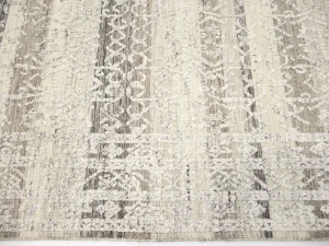 Beige Geometric 8X10 Modern Oriental Rug