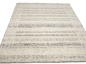 Beige Geometric 8X10 Modern Oriental Rug