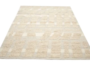 Cream Abstract 8X10 Modern Oriental Rug