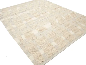 Cream Abstract 8X10 Modern Oriental Rug