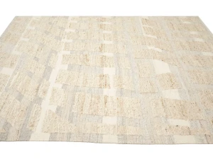 Cream Abstract 8X10 Modern Oriental Rug
