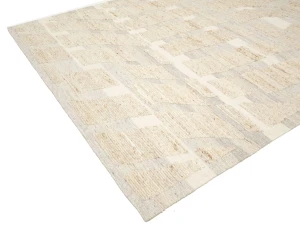 Cream Abstract 8X10 Modern Oriental Rug
