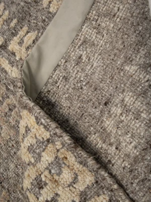 Brown Brodered 8X10 Modern Oriental Rug