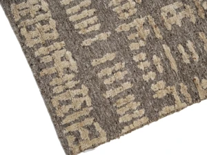 Brown Brodered 8X10 Modern Oriental Rug