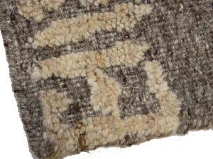 Brown Brodered 8X10 Modern Oriental Rug