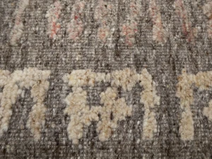 Brown Brodered 8X10 Modern Oriental Rug