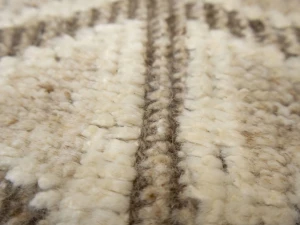 Beige Geometric 8X10 Oriental Modern Rug