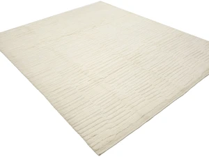Cream Abstract 8X10 Modern Oriental Rug