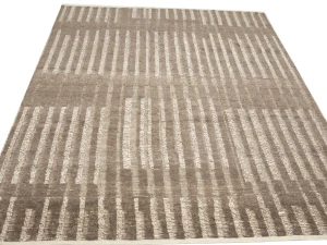 Brown Abstract 8X10 Modern Oriental Rug