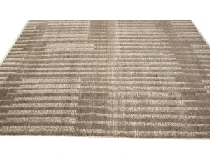 Brown Abstract 8X10 Modern Oriental Rug