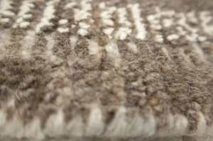 Brown Abstract 8X10 Modern Oriental Rug