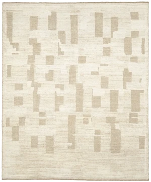 Beige Abstract 8X10 Modern Oriental Rug