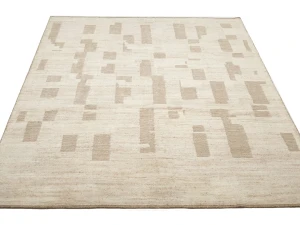 Beige Abstract 8X10 Modern Oriental Rug