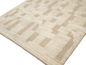 Beige Abstract 8X10 Modern Oriental Rug