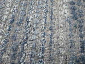 Blue Abstract 8X10 Modern Oriental Area Rug