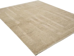Beige Abstract 8X10 Modern Oriental Area Rug