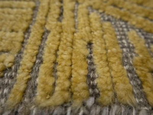 Beige Geometric 8X10 Modern Oriental Rug