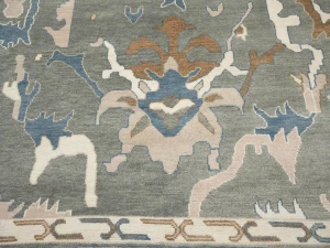 Colorfast Floral 10X14 Oushak Chobi Oriental Rug
