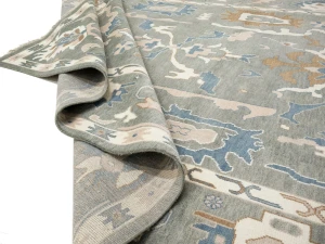 Colorfast Floral 10X14 Oushak Chobi Oriental Rug