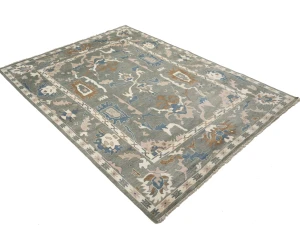 Colorfast Floral 10X14 Oushak Chobi Oriental Rug
