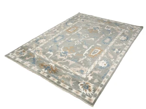 Colorfast Floral 10X14 Oushak Chobi Oriental Rug