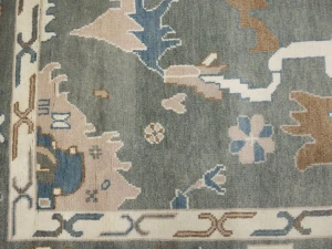 Colorfast Floral 10X14 Oushak Chobi Oriental Rug