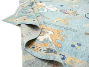 Floral Colorfast 12x15 Oushak Chobi Oriental Rug
