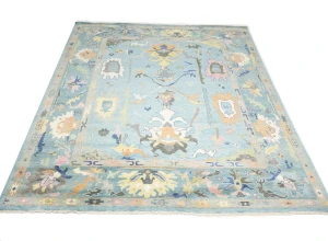 Floral Colorfast 12x15 Oushak Chobi Oriental Rug
