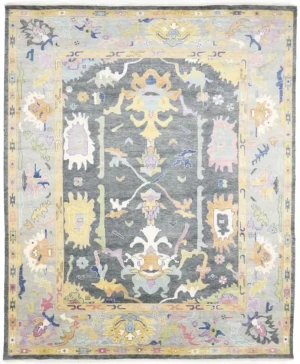 Floral Colorfast 12X14 Oushak Chobi Oriental Rug