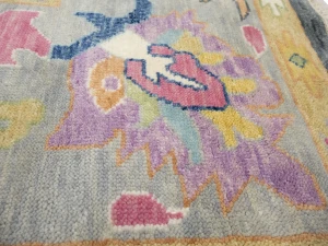 Floral Colorfast 12X14 Oushak Chobi Oriental Rug
