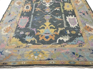 Floral Colorfast 12X14 Oushak Chobi Oriental Rug
