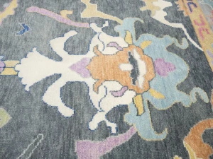 Floral Colorfast 12X14 Oushak Chobi Oriental Rug