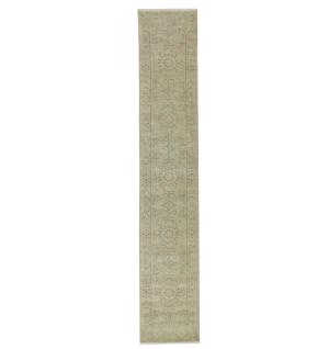 Muted Colors Floral Transitional 3X14 Oriental Runner Rug