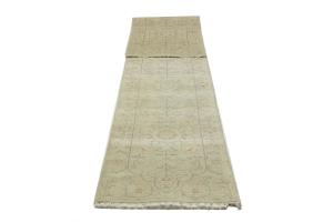 Muted Colors Floral Transitional 3X14 Oriental Runner Rug