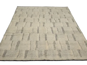 Cream Geometric 8X10 Modern Oriental Rug