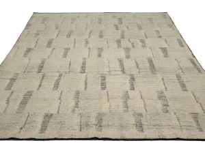 Cream Geometric 8X10 Modern Oriental Rug