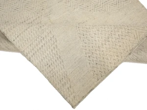 Cream Abstract 4X6 Modern Oriental Rug