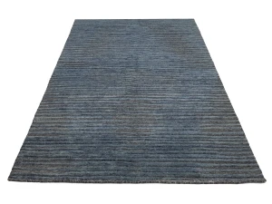 Blue Abstract 5X8 Modern Oriental Rug