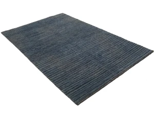 Blue Abstract 5X8 Modern Oriental Rug