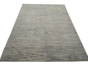 Gray Abstract 6X9 Modern Oriental Rug