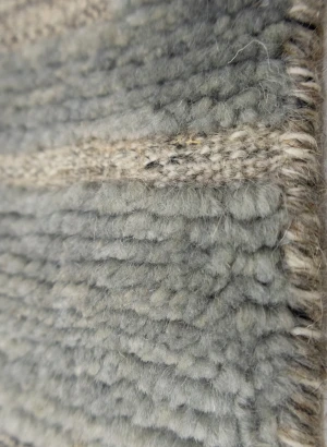 Gray Abstract 6X9 Modern Oriental Rug