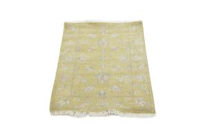 Muted Golden Yellow 2X3 Transitional Oriental Rug